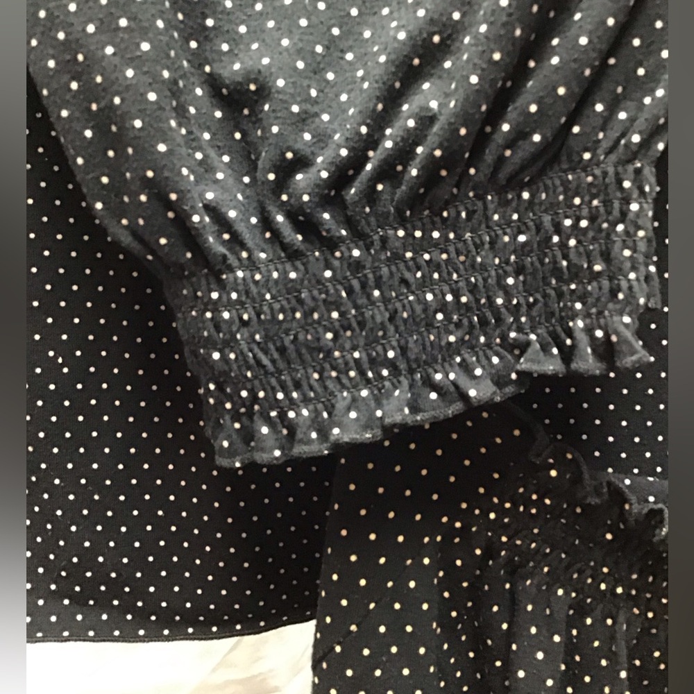 Black Smocked Sleeveless Camisole Pajama - Picture 8 of 12